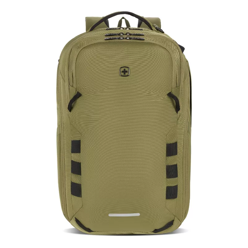 SwissGear 45L Travel Backpack with RFID Blocking Pocket - Olive Branch